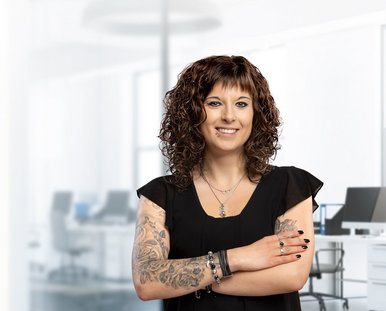 Testimonial Jessica, Verwaltungswirtin Ein Bild von dem Testimonial Jessica, Verwaltungswirtin