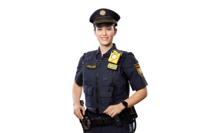 Testimonial Helen, Polizistin Ein Bild von Testimonial Helen, Polizistin