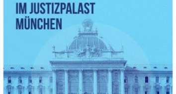 Plakat Tag der offenen Tür im Justizpalast München, 10. Mai 2025