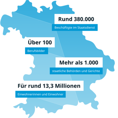 Karte von Bayern